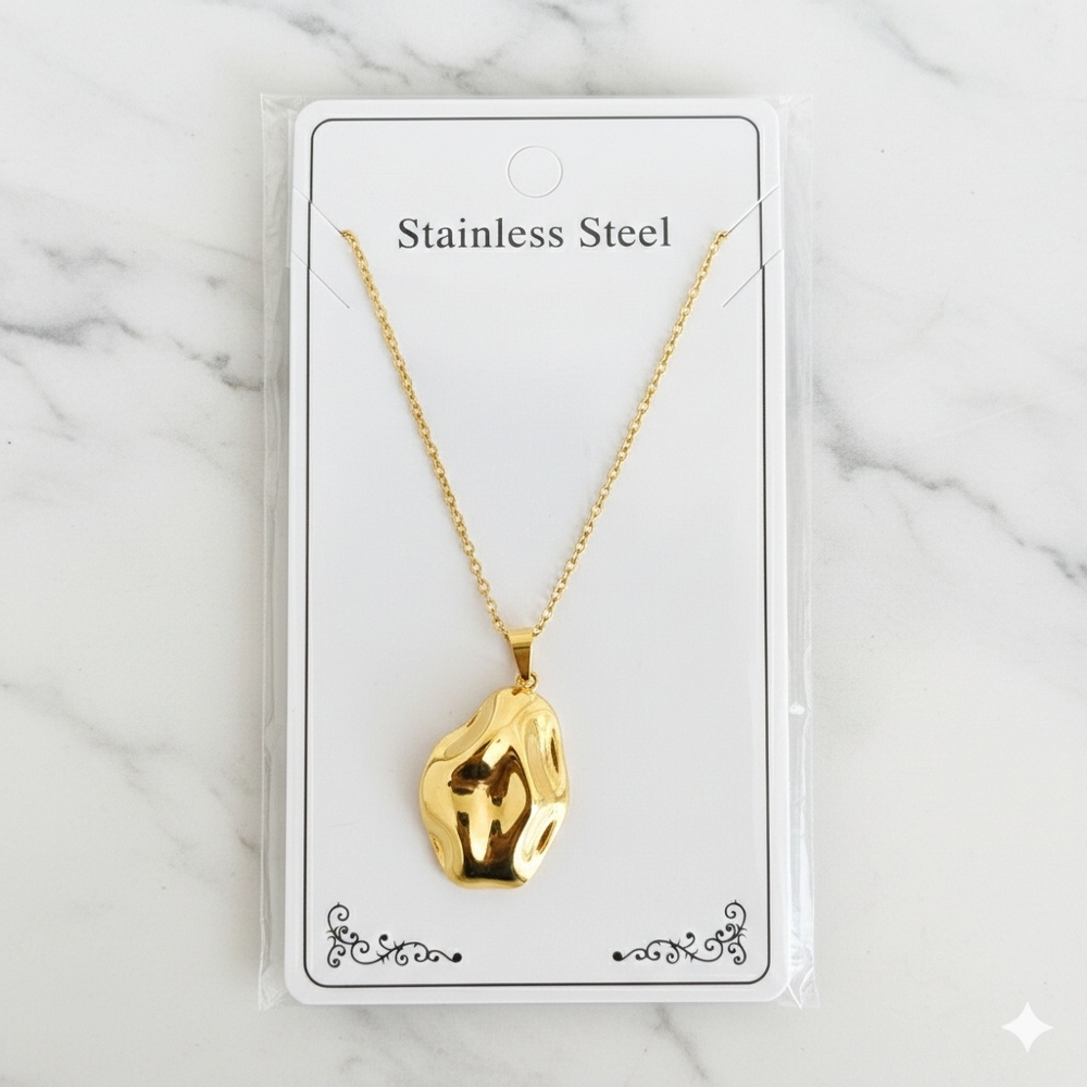 Gold Stainless Steel Necklace